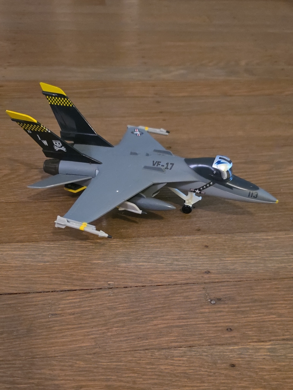 Disney Plane VF-17 Bravo Jet Fighter Metal. Super Hornet